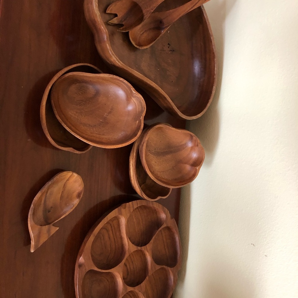 Vintage Teak Bowls